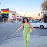 Aditi Bhatia Instagram - idc bro @revolve @songofstyle #revolveme Melrose Avenue