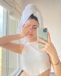 Aditi Bhatia Instagram - the number of times i have contemplated a hair wash this week #revolve #revolveme