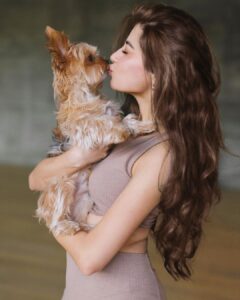 Aditi Bhatia Instagram - sweetest interruption 🐶🤎