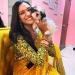 Aishwarya Khare Instagram - He actually stays still for photos 😁 Barfi 🐶❤️