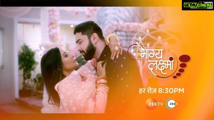 Aishwarya Khare Instagram - Khatam hui rishi ki kashmakash Kya ye pyaar ka izhaar le aayega rishi aur lakshmi ko hamesha ke liye paas 🥰 #Bhagylakshmi #Rishmi