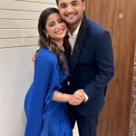 Aishwarya Sharma Bhatt Instagram - Blue is the Warmest Colour 💙🧿 Styled by - @purvabansal5 Outfit by - @labelsimrankatyal Hair by- @zeenat_az Makeup by- @smriti_bhowmick256 #aishwaryasharma #neilbhatt #vihanverma #weddingseason #cocktailparty #cocktailready #couplegoals #neilkiaish #family #blueisthewarmestcolour
