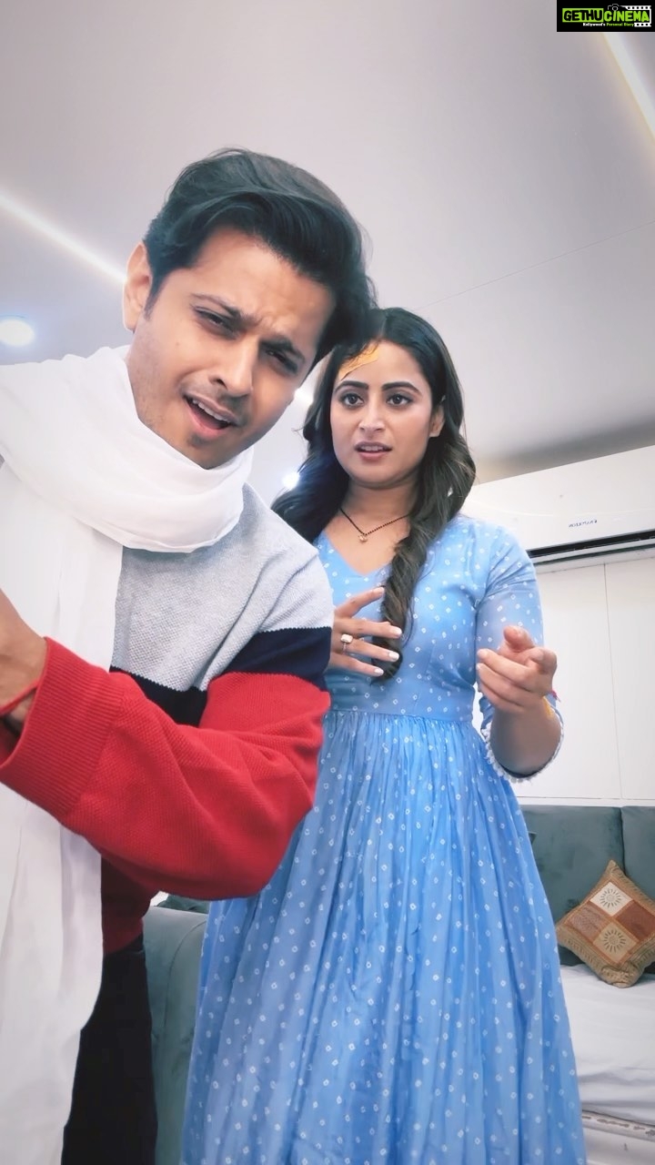 Aishwarya Sharma Bhatt Instagram - Nahi maine tujhe nahi bulaya 😂😂😂 #aishwaryasharma #neilbhatt #neilkiaish #meradilyepukareaaja #funnyreels #instatrend #trendingreels #reelitfeelit