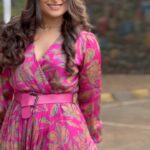 Aishwarya Sharma Bhatt Instagram - A perfect Dress for a perfect day ❤️ Wearing @peachyboo.in #aishwaryasharma #birthdayspecial #ootd #prettydress #jehdanasha