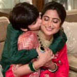 Aishwarya Sharma Bhatt Instagram - Mein tenu pyar karda👩‍👦
