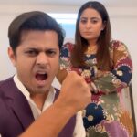 Aishwarya Sharma Bhatt Instagram - Toh woh ghadi aa hi gayi !! #neilbhatt #aishwaryasharma #trendingreels #funnyreels