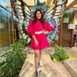 Aishwarya Sharma Bhatt Instagram – Fly above the Negativity 😇🧿

Outfit: @polagoclothing 
Pr: @socialpinnaclepr 
Styling: @styling.your.soul 

#aishwaryasharma #positivitybreedspositivity #ootd #fashioninsta #prettydress #rockit