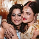 Aishwarya Sharma Bhatt Instagram - Happy Birthday Rekha Maa 😇 you have become one of the most important part of my life, i love you so much 😇🤗❤️🙏🏻