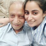 Aishwarya Sharma Bhatt Instagram - My Dadaji( Bade papa) “Shree Bhagwati Prasad Ji Sharma” he left us on 30th October 2022. He was an lnspiration, a great Artist, a best Father and a bestest Grandfather. He loved us all unconditionally, specially in my wedding he build all his strength and participated in all the rituals, I can’t forget that thing he said to me “नानी थारो मांडो(शादी)करी के जाऊँगा” and the phrase he use to say “कर भगवत् कर सबका भला” so as he did. I wish I could keep you here forever with me but it’s life. You and your blessings will always remain with me, you will be in my heart forever bade papa I miss you so much I love you 🥹 May your soul rest in peace 🙏🏻❤️