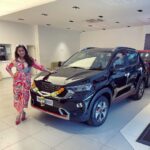 Aishwarya Sharma Bhatt Instagram – Meet My “Dhanno” 🖤❤️ when your hardwork finally pays off 😇🧿🪬
Thankyou god for everything and this special thanks to you my love @bhatt_neil for being there with me running around for me love you so so much and Thankyou mutter paneer love you 😘❤️🤗

#dreamcometrue #newcar #firstcar #newbeginnings #thuthuthu #aishwaryasharma #stayblessed #stayhappy