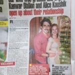 Alice Kaushik Instagram - Turns out you guys were right. @kanwardhillon_ and I have been together for over a year now and we thought its time we share our special news with you all. 💗🤗😁 #BombayTimes #TimesOfIndia #DelhiTimes #BTYesterday @tanvi2398 🤗💗