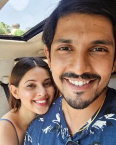 Alice Kaushik Instagram - You walked into my life a year ago, and let's just say, ever since then, I haven't looked back.
It's been beautiful, knowing you. Cherishing you. Making memories with you. Because you make it hard not to. After all, haven't you stuck by my side through my highs but most importantly my lows? Haven't you been and continue to be my constant support? My greatest strength. Having you in my life is proof enough that God truly does love me. And here's why. You are easily the most fun person I've ever come across. Not a day goes by where I don't adore the goofy, crazy you. I don't mind saying that this includes the things that used to annoy me. All things kept aside, I want nothing but the best for you.
Because people might get to see how far you've come and how successful you are. But I get to see the hard work you put in every single day in a way that it ends up inspiring me too. I see you. The real you. And that's how I never stop running out of reasons to admire you!
The lengths that you go to for your people. And the effortless way in which you have camouflaged into my world, all make you the biggest blessing to have come my way. The missing puzzle piece that completes me. My safe haven. 
It was a dystopian world I was living in, but you walked in and made it utopian. I don't know  if you understand this but believe it or not, this is my truth.
It is safe to say that you are my EVERYTHING and I LOVE you ❤️❤️❤️😘😘😘🧿🧿🧿
#MyBabli #MyMan ❤️