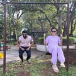Alice Kaushik Instagram - Girls like to swing 💖🧚🏻‍♂️ My baby girl @mohnishkaramchandani 😋