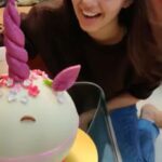 Alice Kaushik Instagram - Stepping into the birthday week with some 🦄 magic. Never met a unicorn I did not like 💓 #JustWhatILike #YouGuysAre💖 Thank you, Neetu 💖💖🎂 @karan.dhillon91 😘