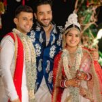 Aly Goni Instagram - I m soo soo happy for both of you ❤️🧿.. @krishna_mukherjee786 finally tere sab sapne poore hue🫶🏻 And see I use to tell u always u will get the best partner and mil gaya😍 You both are made for each other mashallah.. Meri dua hai dono hamesha khush raho aur abaad raho 🙏🏼 Ameen ❤️❤️ Have a beautiful life ahead ✨ 📸- @studiophotopalace