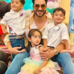 Aly Goni Instagram - Happy 3rd birthday my babies ❤️❤️ Thank You for making our life more beautiful ❤️ All of you are the apple of my eyes. The way you smile and call me Mamu just brightens up my day. I love you so much my munchkins. ❤️