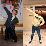 Aly Goni Instagram - Happy birthday to me 🎂.. Yeh Tipu se Aly Tak safar oofff asaan nahi tha 😅 sooo many up downs, rejections, Failures etc haha but ladke ne kabhi haar nahi maani 💪🏼🫶🏻but sach bolu I miss Tipu I miss mera bachpan 🥺.. Left pic (Tipu)when I was 5yo always over excited for my birthday lol.. Always use to wear pant coat on birthday lol don’t know why. I actually use to wait poora saal for this day.. right pic (Aly)- today I m 32 happy & satisfied. I always thank Allah for giving me everything that I ever asked for 🙏🏼❤️ Even jab waqt sahi nahi chal raha hota fir bhi shukar allah ka hamesha diya hai phir dega 🙏🏼 and yes I have huge family now jisko hum #FamAly bolte hai.. Thank you so much for everything and thank you everyone for your lovely wishes, Stories, Post’s, Edits, Tweets ❤️ lots of love #Dilse