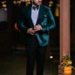 Aly Goni Instagram - Sangeet night ✨😍 Loved the tuxedo @arunsolankiofficial ❤️ styledby: @stylebysugandhasood @teamsugandhasood Outfitby: @arunsolankiofficial @emperiorbyarunsolanki 📸 @israniphotography