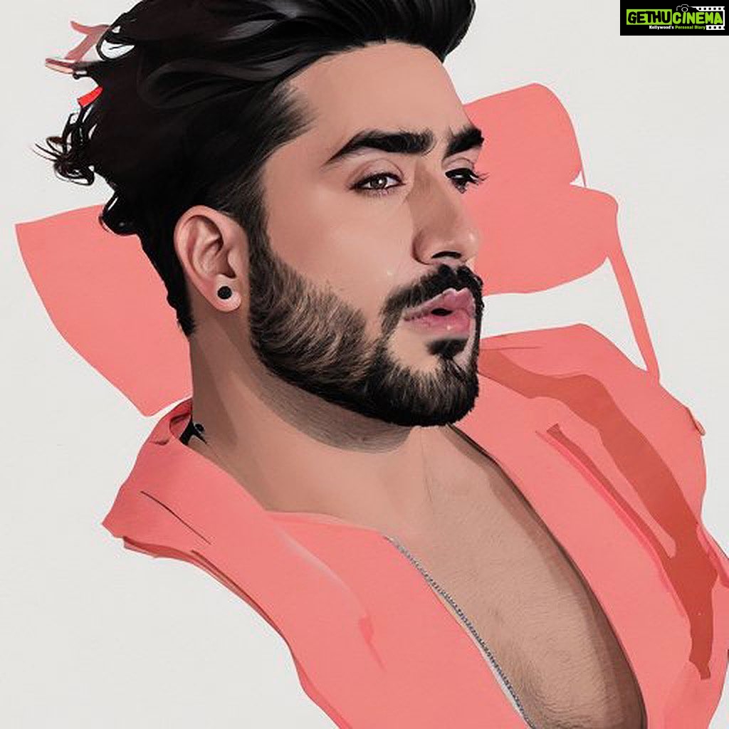 Aly Goni Instagram - Try toh karna banta tha broo 😂😂😍 #AIart
