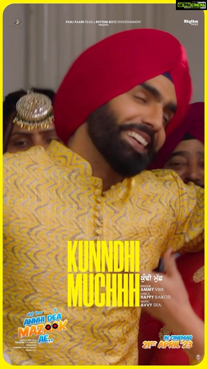 Ammy Virk Instagram - First song from ANNHi DEA MAZAAK AE ❤️ Mainu patteya ae teri kunndhi mucch ne Te tu aakdaan da patteyae payien ❤️ @paripandhermusic @urshappyraikoti veera @avvysra veera @mginthehouse_official @rakeshdhawan_ bhaji ❤️🤗🙏🏻