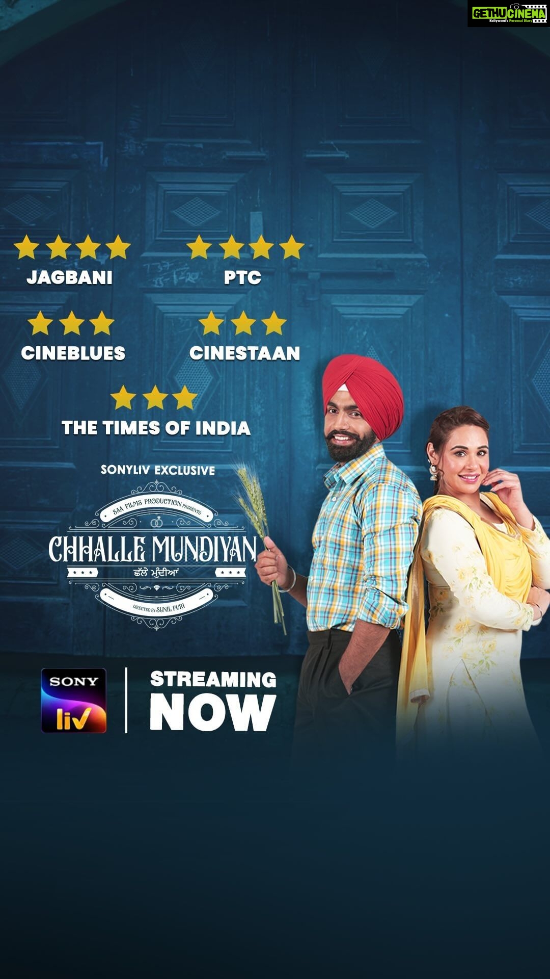 Ammy Virk Instagram - Siyaapon se bhari iss love story ke saath hone wala hai fun unlimited! 🥳 Time hai entertainment ko stream karne ka. #ChhalleMundiyan, exclusively streaming on #SonyLIV now. #ChhalleMundiyanOnSonyLIV @ammyvirk @mandy.takhar @kulwinderbilla @karamjitanmol @kour.sonia #SunilPuri #GuramritpalSingh #GurjitPalSingh @amansrivas @001danishkhan @sonylivinternational