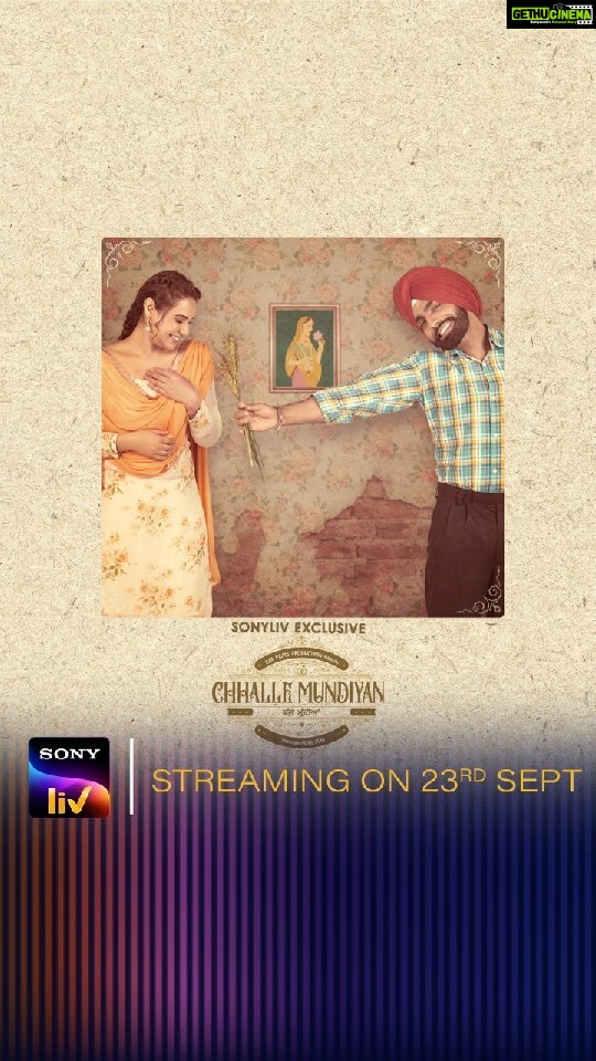 Ammy Virk Instagram - Pammi aur Jassi ki love story hai kuch hatke. Ready ho jaiye unlimited entertainment ke liye! π #ChhalleMundiyan streaming from 23rd September on #SonyLIV #ChhalleMundiyanOnSonyLIV @ammyvirk @mandy.takhar @kulwinderbilla @karamjitanmol @kour.sonia #SunilPuri #GuramritpalSingh #GurjitPalSingh @amansrivas @001danishkhan @sonylivinternational
