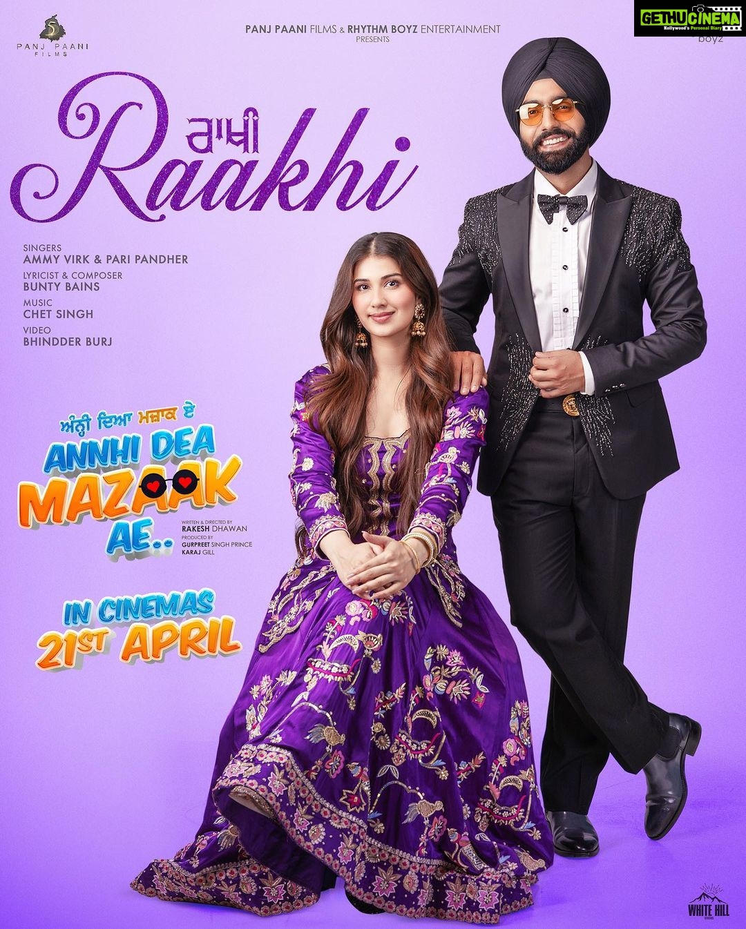 Ammy Virk Instagram - Ammy ate pari di film laggni ve jatta auni dekh k ❤️ RAAKHI ❤️ second song releasing tomorrow… ANNHI DEA MAZAAK AE ❤️ releasing 21st april sajjno… WAHEGURU MEHAR KARAN 🙏🏻