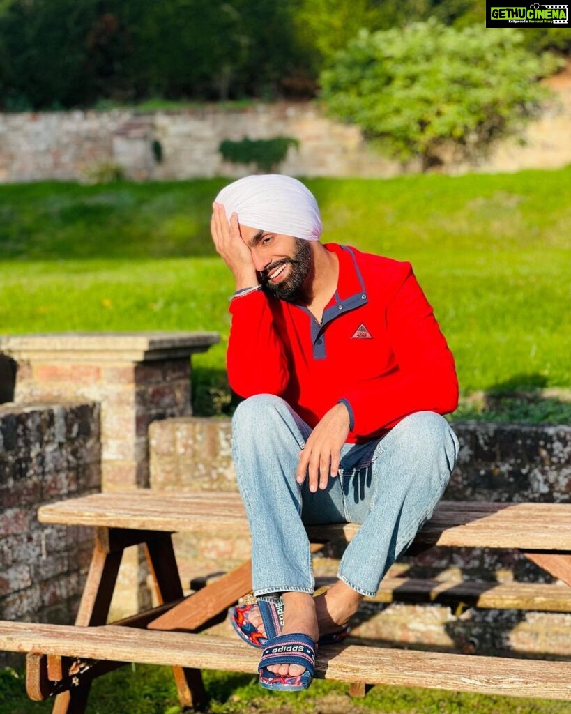 Ammy Virk Instagram - "Do not go where the path may lead, go instead where there is no path and leave a trail." ❤️