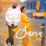 Ammy Virk Instagram - 2nd song from Album LAYERS.. tuc SUPNA de audio nu bahut pyaaar dittta… video will be out tomorrow ❤️…. Thank you so much everyone ❤️