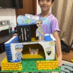 Amrapali Gupta Instagram - School project chosen by kabir.. Kabir’s favourite police station 🚉 #police #policestate