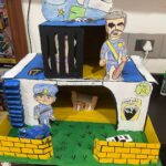Amrapali Gupta Instagram - School project chosen by kabir.. Kabir’s favourite police station 🚉 #police #policestate