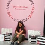 Ananya Agarwal Instagram - because it’s shop o’clock somewhere ✨ The Outlet Village, Dubai Parks & Resorts