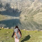 Ananya Agarwal Instagram - Last week i completed my first Himalayan trek! I heard that the Kashmir Great Lakes trek is the most beautiful trek in India, the lakes were surrounded by snow peaked mountains and lavender fields! Its a 7 day trek which is moderate to difficult. IT NEEDS TO BE ON YOUR TO-DO LIST! These videos dont do justice to the views! 😭