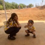 Ananya Agarwal Instagram - happy sibling day to this lil munchkin🌸🌸🌸
