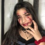 Ananya Agarwal Instagram - bad and BOO-jee🕸🕷🔪🥀☠️ #happyhalloween #halloween #halloweenmakeup #halloween2020 #sfx #sfxmakeup #mua #spookyseason