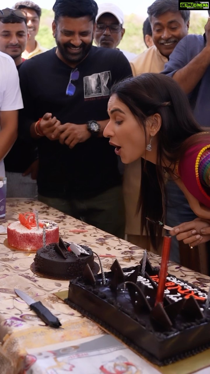 Aneri Vajani Instagram - I really don’t know how to start what to write there is so much I want to say let me first start by saying a Big Thankyouuuuuuu to each of of you for making my day so so special it was one of the best birthdays I’ve had with my frnds and family , I was so happy to be shooting on my Birthday because I always have liked it that way , also I have the best people in my life who go out of their way to do things for me they always make my birthday sooo freaking special!! I’m blessed !! Thankyou for all the wishes for all the gifts for all the cakes for all the love for all the surprises for all the pampering I love you guys !🥹♥️🤗 PS : What would I do without you both @priyavajani @rohukant 🥹🥹🥹🥹🥹 #happybirthday #birthdaygirl #birthdaywishes #shooting #onsetbirthday #blessed #gratitude #grateful