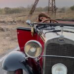 Aneri Vajani Instagram - Just like that!! 💫 📸 : @pratikkhamesra Styled : @priyavajani #anerivajani #tbt❤️ #loveforvintagecars #udaipur #udaipurdiaries