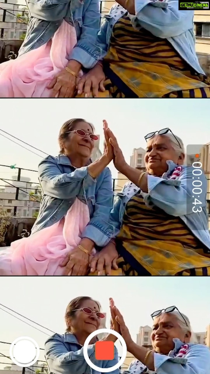 Aneri Vajani Instagram - Happiest birthday to the most selfless human being ever!!! My dadiiii , you mean the world to me , Thankyou for all the motivational talks for always having my back for always not making me miss dadu more for constantly praying for all of us especially me hehe because god I need it 😆 I just wish good health to u , each day trying to be a better version of myself because of you , trying to work hard to that u feel proud of me like u always do!! I love you dadiiiii and I’m forever grateful to you for everything to do for me and for people around you! You are the best ♥️🥹 PS : Late post because I celebrate you everyday Ma Lady ♥️ #2ndoctober #dadi #dadisthebest #seniorvajani #lovesmetobits #bestfriends #bettertogether #alwaysmakingmemories #family #birthdaygirl #latepost