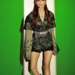 Aneri Vajani Instagram - Standing Tall amongst the Chaos 💫 Shot by : @amitkhannaphotography HMU : @sahil_anand_arora Styled by : @priyavajani Outfit :- @siddhantagrawallabel Jewellery:- @malkishjewels Footwear:- @mawa_shoes #anerivajani #amitkhannaphotography #neon #explore #fashion