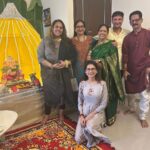 Aneri Vajani Instagram - Ganpati Bappa Morya💫💫 part 1♥️ #ganpatibappamorya #ganeshchaturthi #ganpatidecoration #anerivajani #friends #family