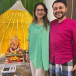 Aneri Vajani Instagram - Ganpati Bappa Morya💫💫 part 1♥️ #ganpatibappamorya #ganeshchaturthi #ganpatidecoration #anerivajani #friends #family