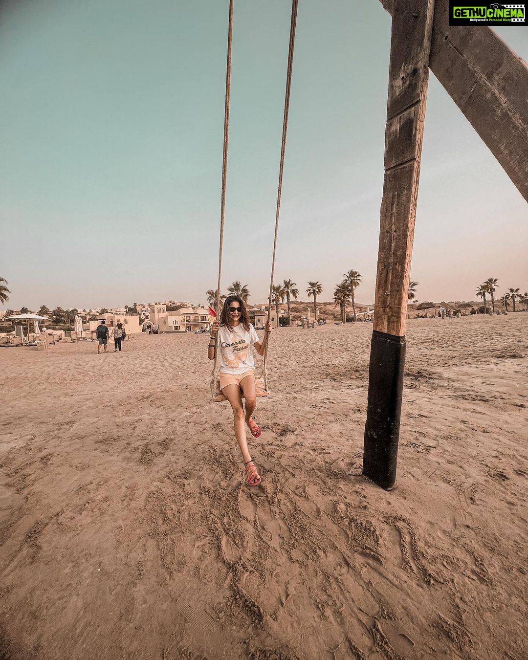 Aneri Vajani Instagram - What a feeling it is to feel the wind rushing , arms and legs pumping giggles erupting . Higher and higher we go , happily escaping the world below 💫 @thecoverotanaresort @orascom_hotels @rotana_hotels @goldcoastfilmsofficial #VisitRasAlKhaimah #EscapeToTheCove #CoveRotanaExperience #UAE #RotanaHotels #SummerWithRotana #StayRotana #OrascomHotels #TheCove #TheCoveRotanaResort #CoveRotana #RAK #coverotanaresort The Cove Rotana Resort Ras Al Khaimah
