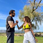 Aneri Vajani Instagram - Rohit sir … You Are Bae , Everyone else is Jaaaaa beee ☺️☺️☺️😆😆😆♥️♥️ And the Shoot begins !!! 💃 @itsrohitshetty #khatronkekhiladi12 #KKK12 #colors @colorstv #rohitshetty