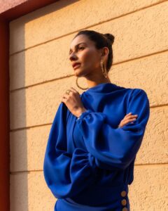 Aneri Vajani Instagram - No Monday Blues!🕺💫 Styled by : @priyavajani Jewellery: @suki.jewellery Asst by : @tanvi_sagwekar Makeup : @malcolm_m_fernandes Hmu asst : @_sayalik_03 @sayali_vidya Hair : @nilu_j.h 📸 : @dreamdraftfilms Special mention : @meghna.agrawall (for all the hugs and pampering ) #anerivajani #teamAv #monday #mondaymotivation #mondaymood #mondayvibes #anothermusicvideo #comingsoon #zeemusiccompany #bestteam #fashion #fashionmodel #fashionstyle #explore #explorepage✨ #happiness #newwork