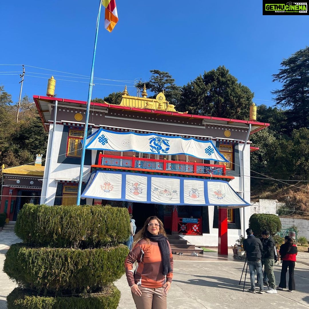 Anisha Hinduja Instagram - The #buddist #monestary #mussorie #blissful #beauty #gold #gratitude #peaceful #me