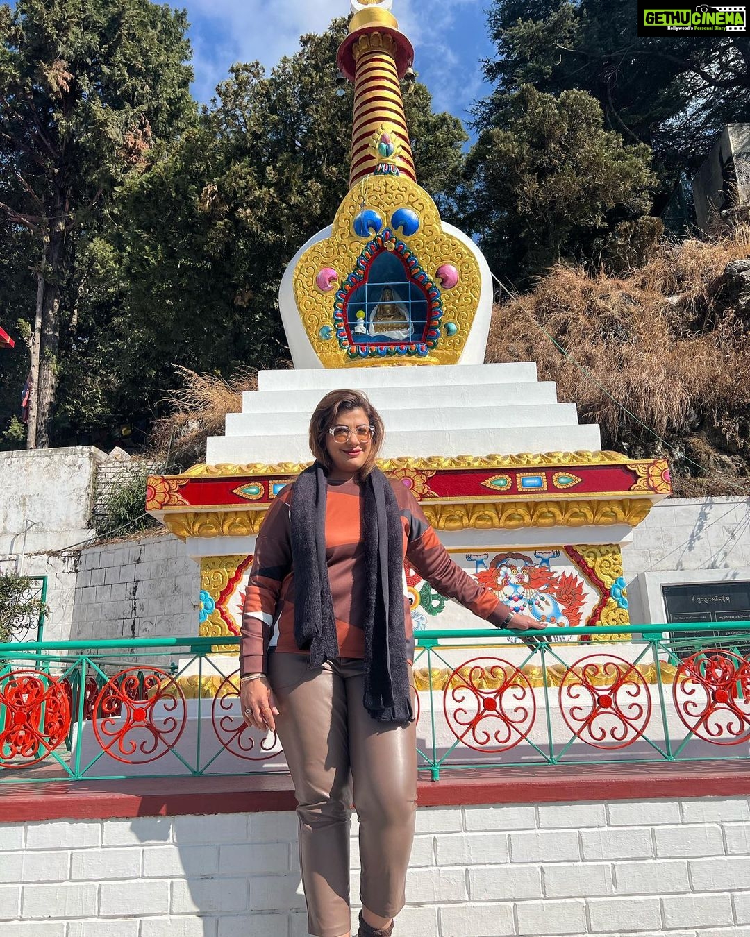 Anisha Hinduja Instagram - The #buddist #monestary #mussorie #blissful #beauty #gold #gratitude #peaceful #me