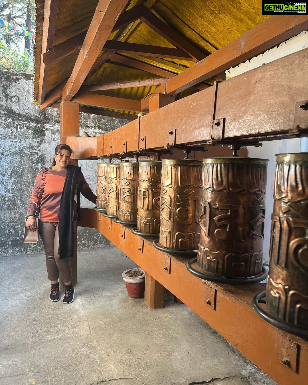 Anisha Hinduja Instagram - The #buddist #monestary #mussorie #blissful #beauty #gold #gratitude #peaceful #me