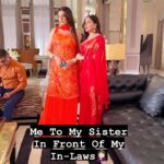 Anjum Fakih Instagram – Me To My Sister In Front Of My In-Laws 😂🤦🏻‍♀️ 
#PreetaSrishti #KundaliBhagya #EverydayScene