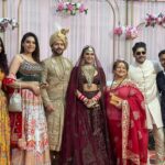 Anjum Fakih Instagram - Shaadi ki bohot bohot mubarakbaad tum dono ko @sanjaygagnaniofficial @poonampreet7 ❤️❤️❤️ Wishing a lifetime of togetherness and unfiltered love to you both… Love and huggsss 😘💋