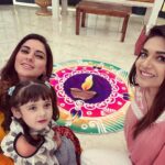 Anjum Fakih Instagram - Preeta,Pihu aur Shrishti ki taraf se Choti Diwali ki shubhkamnaye 🙏🏼 #happychotidiwali💥